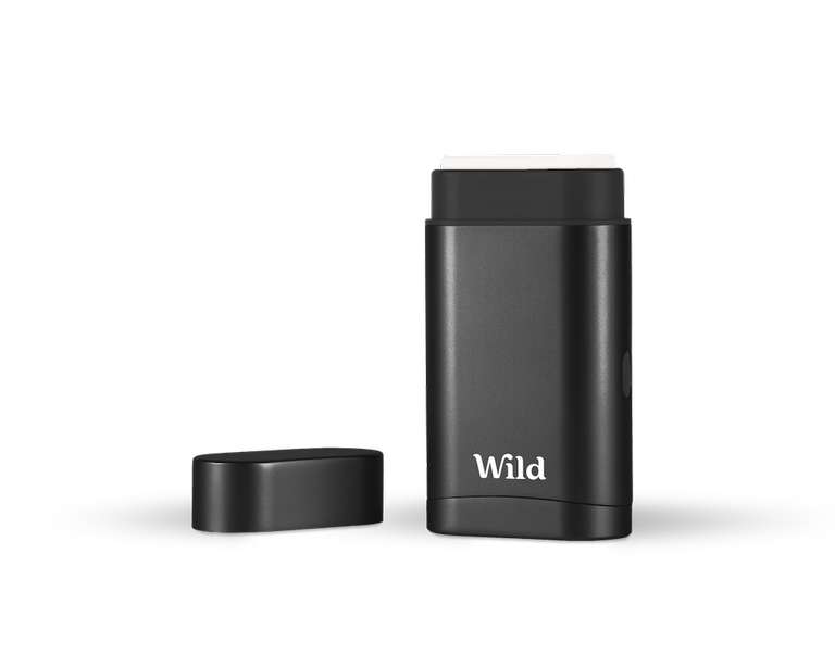 Wild Natural Refillable Deodorant for Men, case + 1 refill, £9.74 +£1.50 Click & Collect @ Boots
