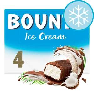 Maltesers / Bounty Ice Cream Bars 4x50ml
