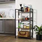 Vasagle 4-Tier Shelving Unit - Sold by Songmics Home UK