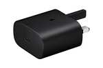 Samsung Original 25W USB-C Wall Plug Charger (w/o cable), Black £11.90 @ Amazon