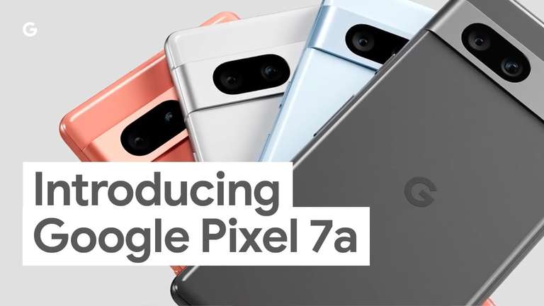 Google Pixel 7a 128GB Snow - Three 100gb Data, unlimited mins + texts / £23 per month for 24 months / £552 total @ fonehouse