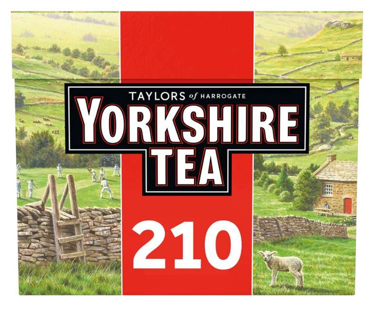 Yorkshire tea 210 bags for £4.50 Booths Chorley