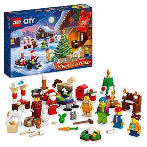LEGO 60352 City Advent Calendar 2022, Childrens' Christmas Toys with Santa Claus Minifigure & Festive Playmat £20 @ Amazon