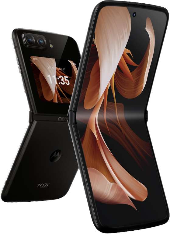 Motorola razr 2022 (6.7" FHD + OLED, flex, 5G, Snapdragon 8+ Gen 1 8/256GB, eSIM), Satin Black w/code