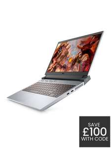 Dell G15 5515 Gaming Laptop - RTX 3050, Ryzen 5 5600H, 8GB RAM, 256GB SSD, 15.6" HD 120Hz £639 (£100 back with code / Free Collect+) @ Very