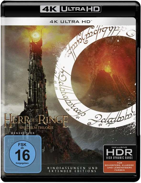 The Lord of The Rings Trilogy: Theatrical and Extended Edition [4K Ultra HD] - £31.52 Delivered @ Amazon EU