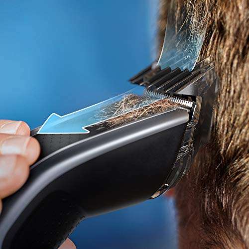 Philips Hair Clippers, Series 5000 Trim-n-Flow PRO Technology Hair Clipper, Fully Washable HC5630/13