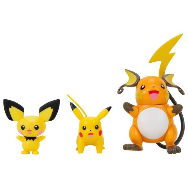 Pokémon Select Evolution Multipack (Pichu, Pikachu & Raichu) - Free Click & Collect