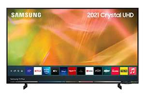 Samsung AU8000 55 Inch Smart TV (2021) - Crystal 4K AirSlim Smart TV for £420.30 with 10% voucher @ Amazon