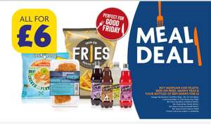 Meal Deal - Fish, Chips, Peas and 4 x Drinks