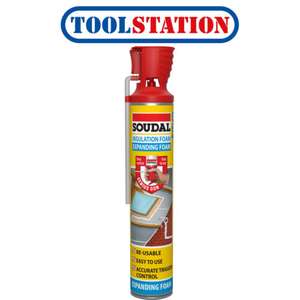 Soudal Genius Gun Low Expansion Insulation Foam 750ml £8.99 with code free collection (UK Mainland) @eBay / Toolstation