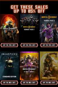 Mortal Kombat £11.99 / packs from £4.79 and Injustice £6.24 / Injustice 2 £8.99 (Xbox Store)