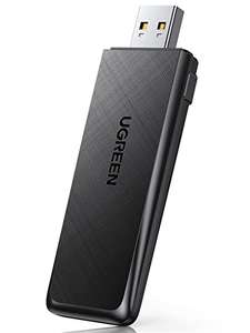 UGREEN USB Wifi Dongle AC1300 High Gain/High Speed 1300Mbps/802.11ac/3dBi /Dual Band 2.4/5GHz for £10.04 @ Amazon / Ugreen
