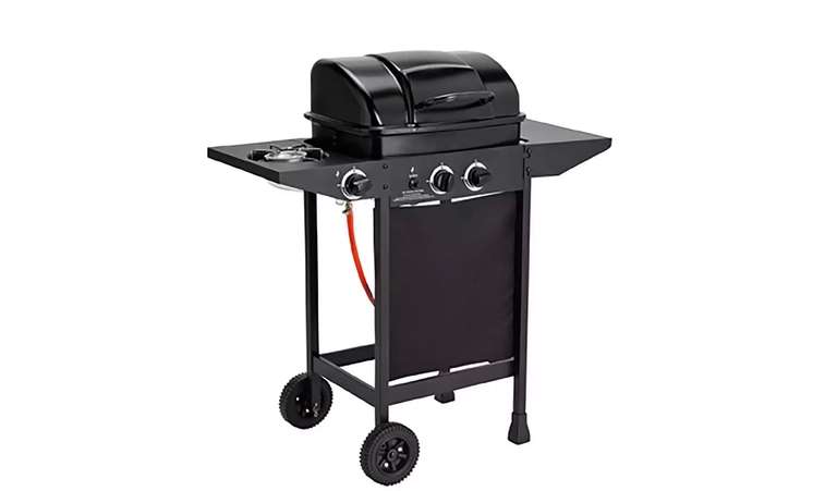 Argos Home 2 Burner with Side Burner Gas BBQ - Free Click & Collect
