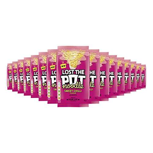 Pot Noodle Sweet Chilli Lost The Pot 92g Pack of 16, £8 @ Amazon