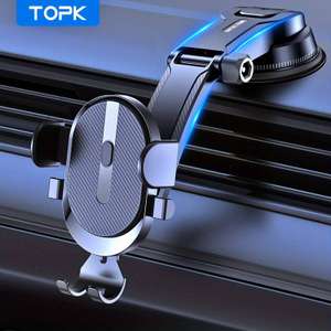Topk Car Phone Holder Mount For Dashboard, Upgraded Handsfree Cell Phone Stand, Sold By TOPK_Global