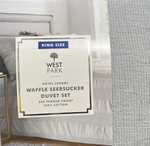 Waffle Seersucker Duvet Set in Glastonbury