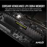 Corsair CMK8GX4M1A2400C16 Vengeance LPX 8 GB DDR4 Desktop Memory Module, Black - £19.19 @ Amazon