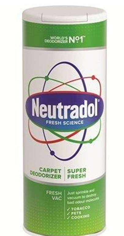 Neutradol Super Fresh Vac n Clean Carpet Deodorizer 350g 90p with Free Collection @ Wilko