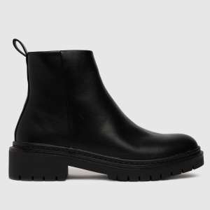 Schuh Black Arizona Chunky Boots (Sizes 3-6) £15.99 + Free click and collect @ Schuh