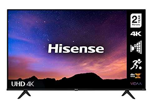 USED: HISENSE 50A6GTUK (50 Inch) 4K UHD Smart TV, with Dolby Vision HDR, DTS Virtual X, Youtube, Netflix, etc £274.35 @ Amazon Warehouse
