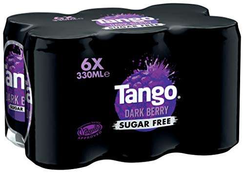 Tango Dark Berry Sugar Free Soft Drink, 6 x 330ml - £2.25 (£2.03 Subscribe and Save) @ Amazon