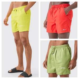 Men’s Mid Length Swim Shorts (3 Colours / Sizes XS-XL) - Extra 15% Off + Free Delivery W/Codes