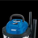 Draper 90107 15L Wet and Dry Vacuum Cleaner with Accessories, 230V 1250W - W/Voucher