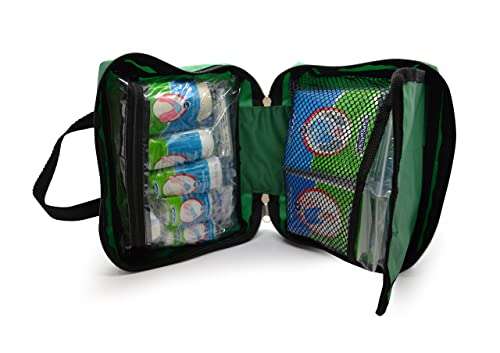 90 Piece Premium First Aid Kit: Eyewash, Ice Packs, Emergency Blanket + more for Home, Car, Caravan, Work, Travel sold & FB Care Supermarket
