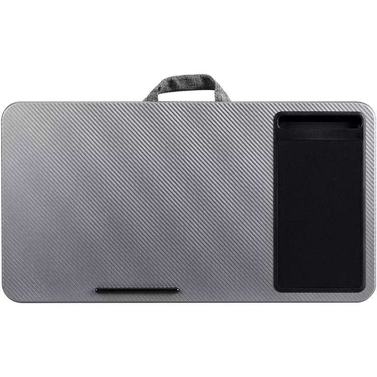 Multi Purpose Home Office Lap Desk with Mouse Pad and Phone Holder (Silver Carbon) £18.49 Delivered With Code @ MyMemory