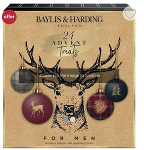 Baylis and harding signature for him advent calendar £4 at Boots Oldham