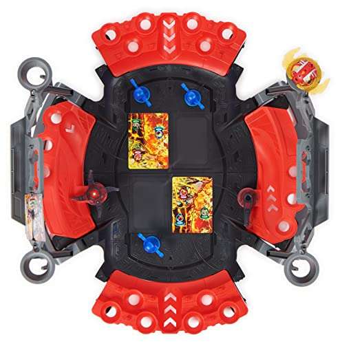 BAKUGAN Battle Arena with Exclusive Special Attack Dragonoid, Customisable, Spinning Action Figure and Playset