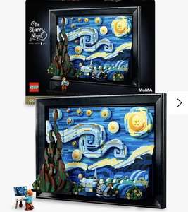 LEGO Ideas 21333 Vincent van Gogh - The Starry Night & LEGO Super Mario 71413 Character Packs – Series 6 w/code