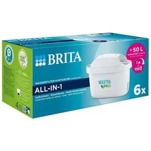 BRITA MAXTRA PRO All-in-1 Water Filter Cartridge 6 Pack - W/Code