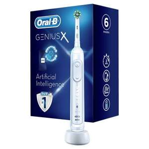 Oral-B Genius X Cross Action Electric Toothbrush - White - £79 free Click & Collect @ Argos