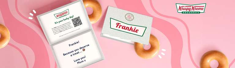 Free Moonpig x Krispy Kreme card (pay P&P) W/Code