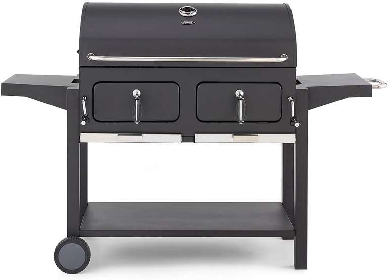 Tower Ignite T978510 Duo XL BBQ Grill with Adjustable Charcoal Grill and Temperature Gauge, Black - £249.49 @ Amazon