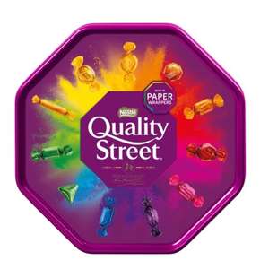 Quality Street Chocolate Tub 600g with £1 off Coupon via Plus App