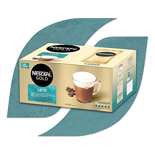 NESCAFE Gold Latte Sachets - 40 x 19.5g £8.33 (£7.91 on Subscribe & Save) at Amazon