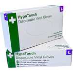 HypaTouch Powder-Free Disposable Vinyl Gloves AQL 1.5 Medical Grade (Large) Pack of 100 - £5.99 @ Amazon