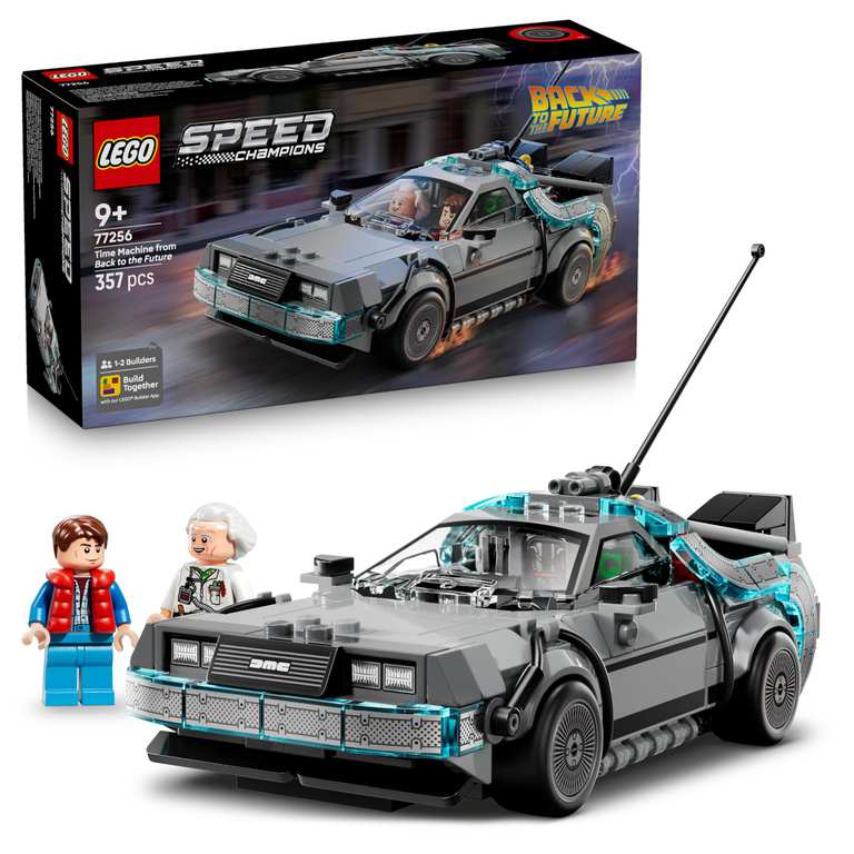 LEGO Speed Champions Time Machine from Back to the Future 77256 w/ voucher