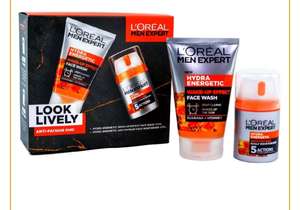 L'Oreal Men Expert Look Lively Anti-Fatigue Duo Giftset - Hydra Energetic Face Wash & moisturiser (£6.74 with student discount) - £1.50 C&C