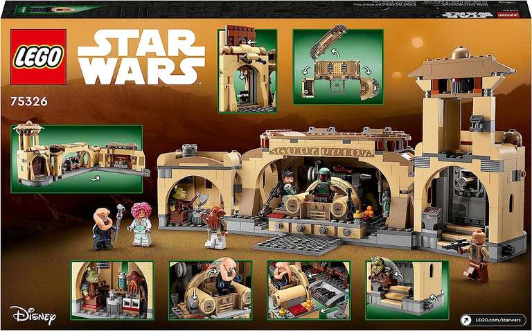 LEGO 75326 Star Wars Boba Fett’s Throne Room W/voucher