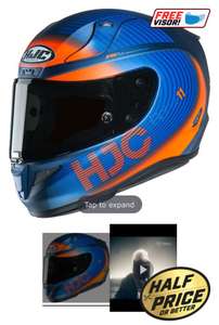 HJC RPHA-11 Motorbike Helmet - Bine Blue/Orange