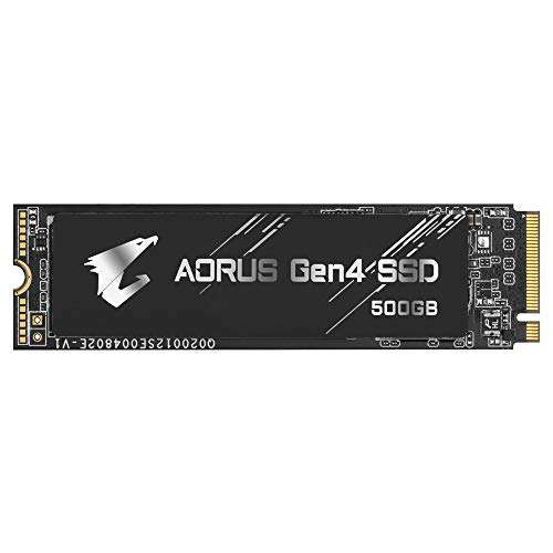 Gigabyte AORUS Gen4 500GB NVMe Solid State Drive (PCI-Express 4.0 x4) £27.57 @ Amazon