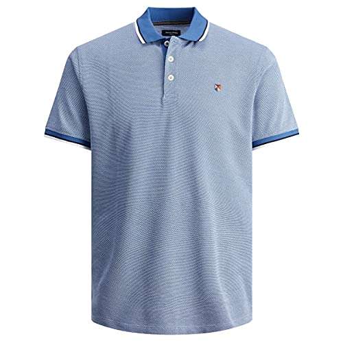 Jack & Jones Men's Jprwin Blu Polo Shirt, sizes S to XL, £10.50 or £9.45 with student Prime @ Amazon
