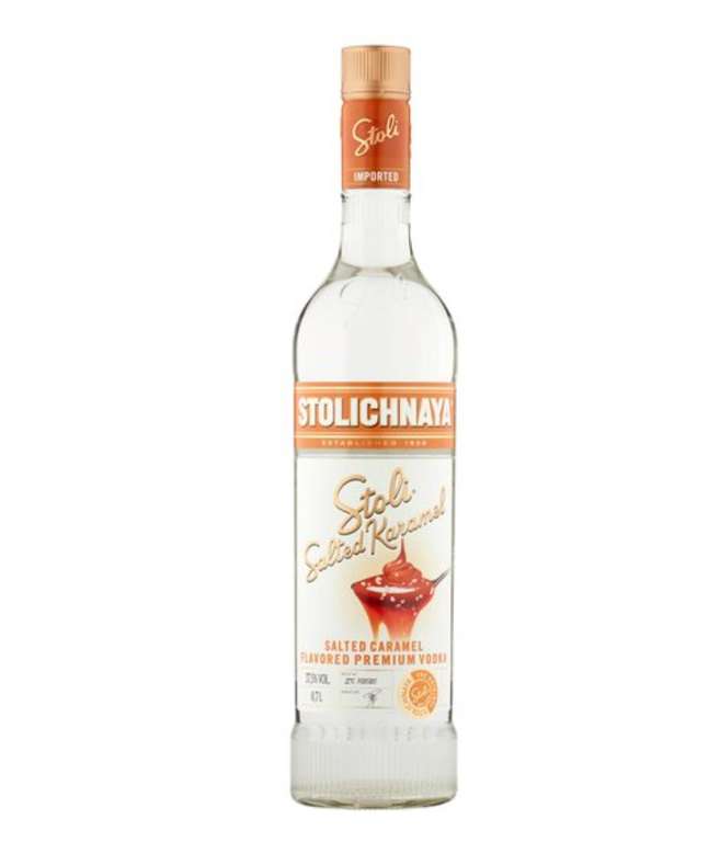 Stolichnaya Vodka Salted Karamel 700ml 37.5% £16 With Clubcard @ Tesco