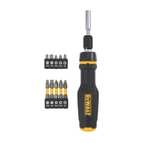 Dewalt Dwht68001-0 Ratchet Maxfit Telescopic Multi-bit Screwdriver Set 11 Piece - £15 with free click and collect from Screwfix
