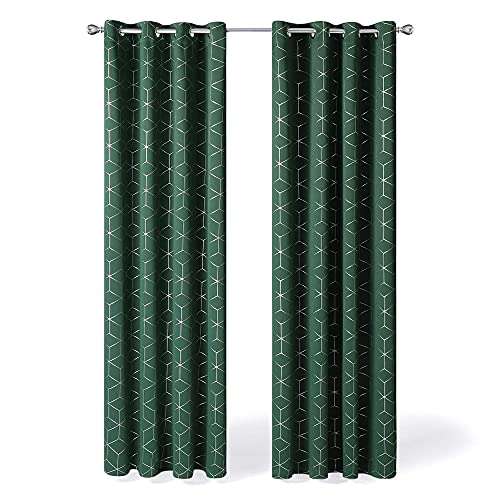 Energy Saving Foil Blackout Eyelet Curtains W55 x L54 Inch - Multiple Colours Available - £14.04 dispatched by Amazon, Sold by Deconovo-Home