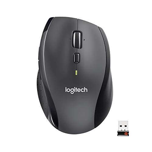 Logitech M705 Marathon Wireless Mouse, 2.4 GHz USB Unifying Receiver, 1000 DPI, 5-Programmable Buttons, 3-Year Battery - £29.99 @ Amazon
